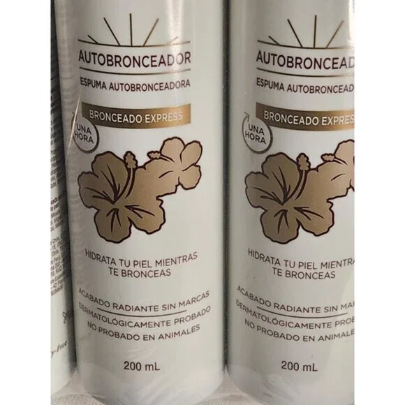 3 Hawaiian Tropic Sunless Self-Tanning Foam EXPRESS Tan ...SPANISH LABEL ... - Picture 7 of 8